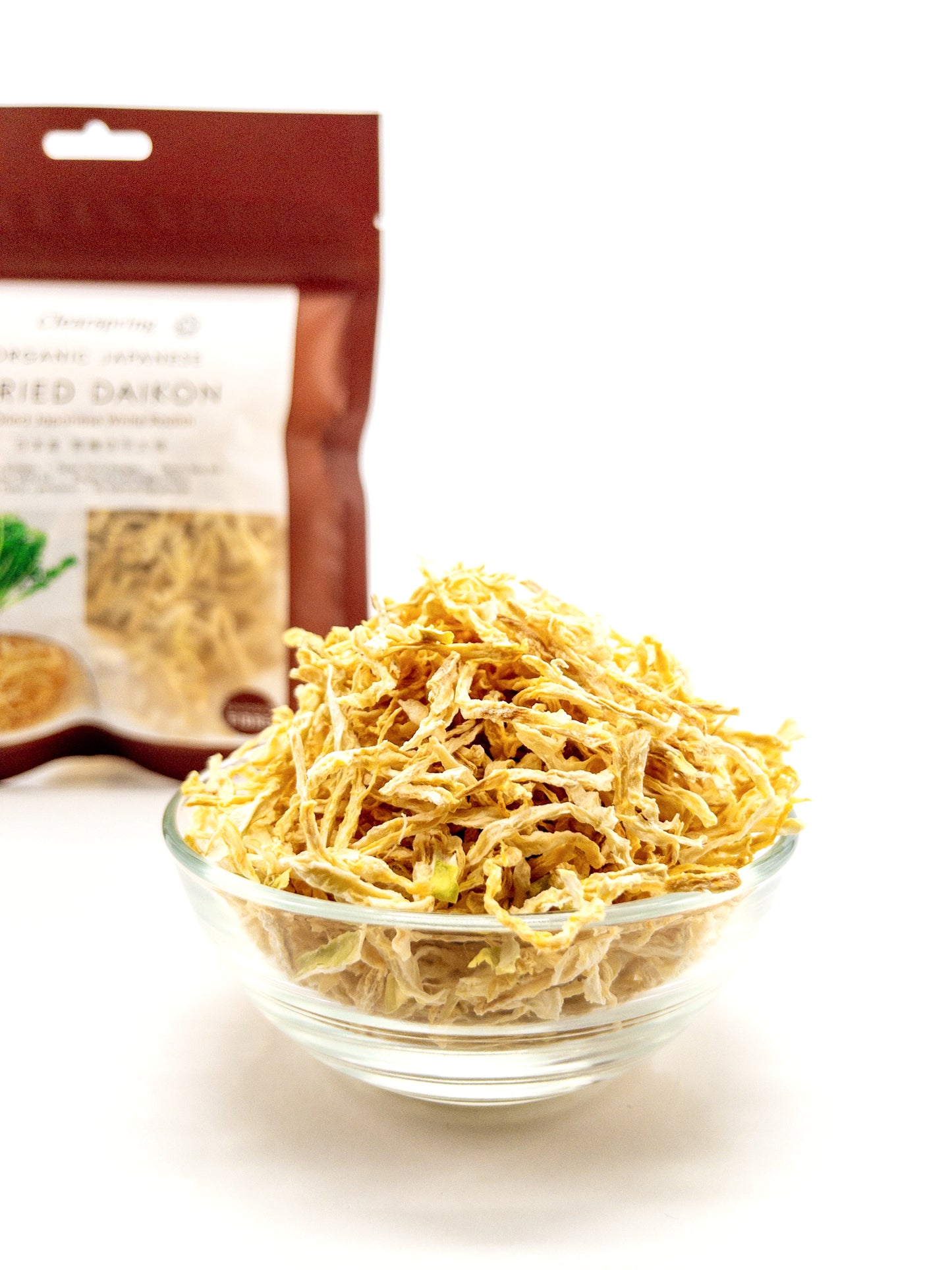 Sengiri Daikon – Bio-geraspelter und getrockneter Daikonrettich – 30 g – Clearspring