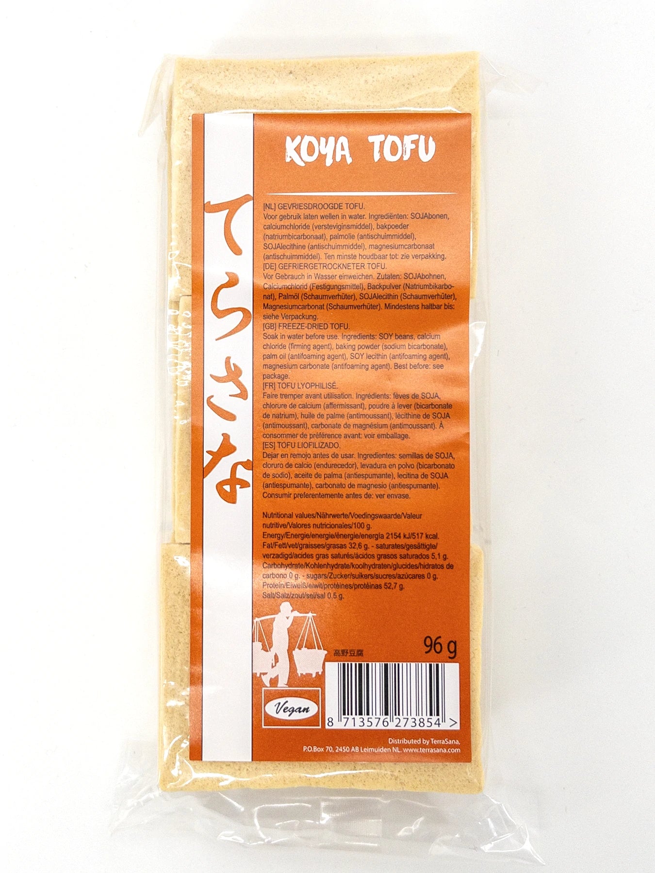 Tofu séché Koya – 96g de tofu lyophilisé pour une texture légère dans les soupes et plats