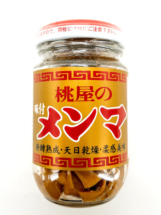 Ajitsuke menma – Gekruide bamboescheuten – 100 g – Momoya
