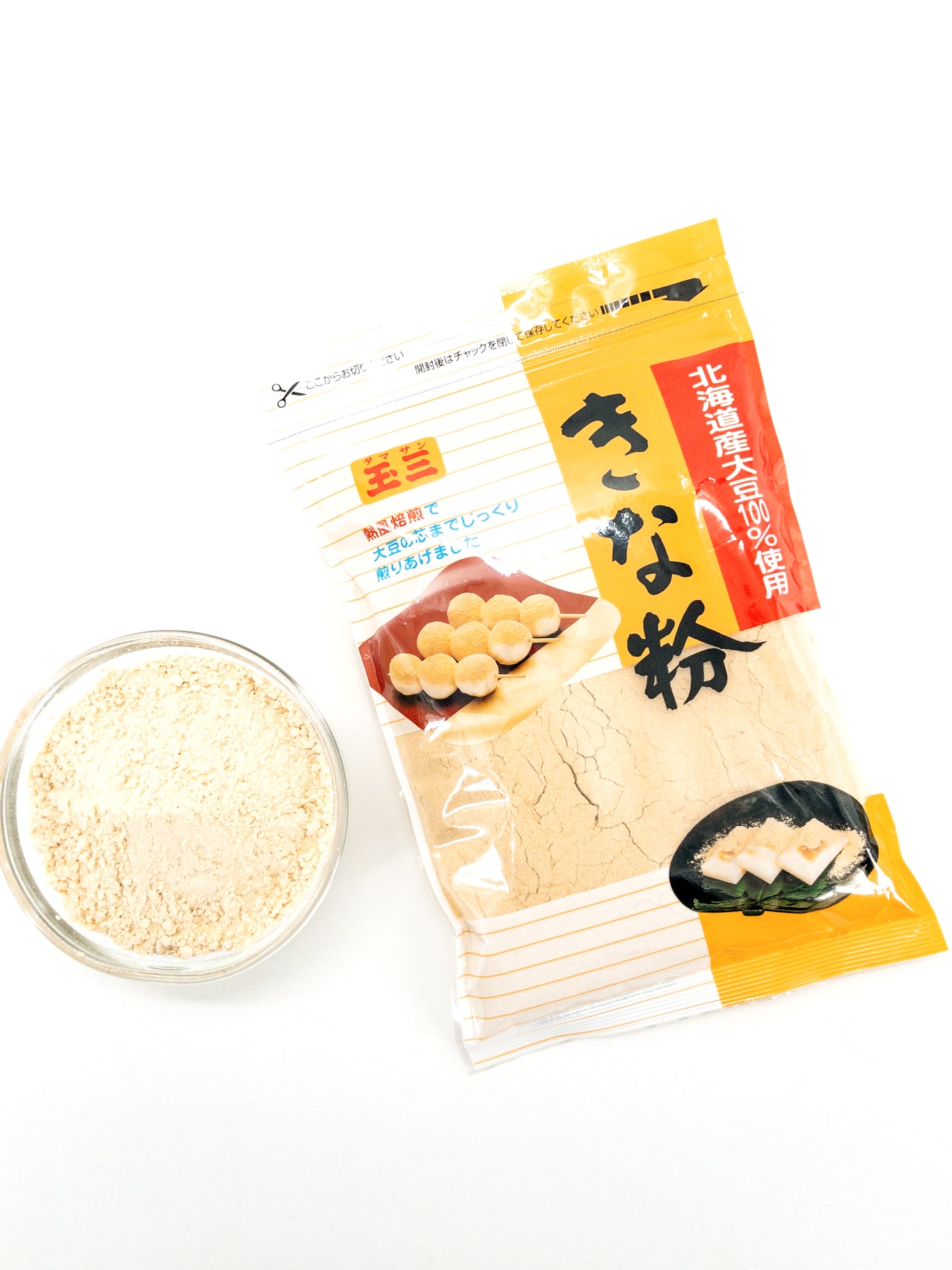 Kinako – Geröstetes Sojamehl – 170 g – Kawamitsu