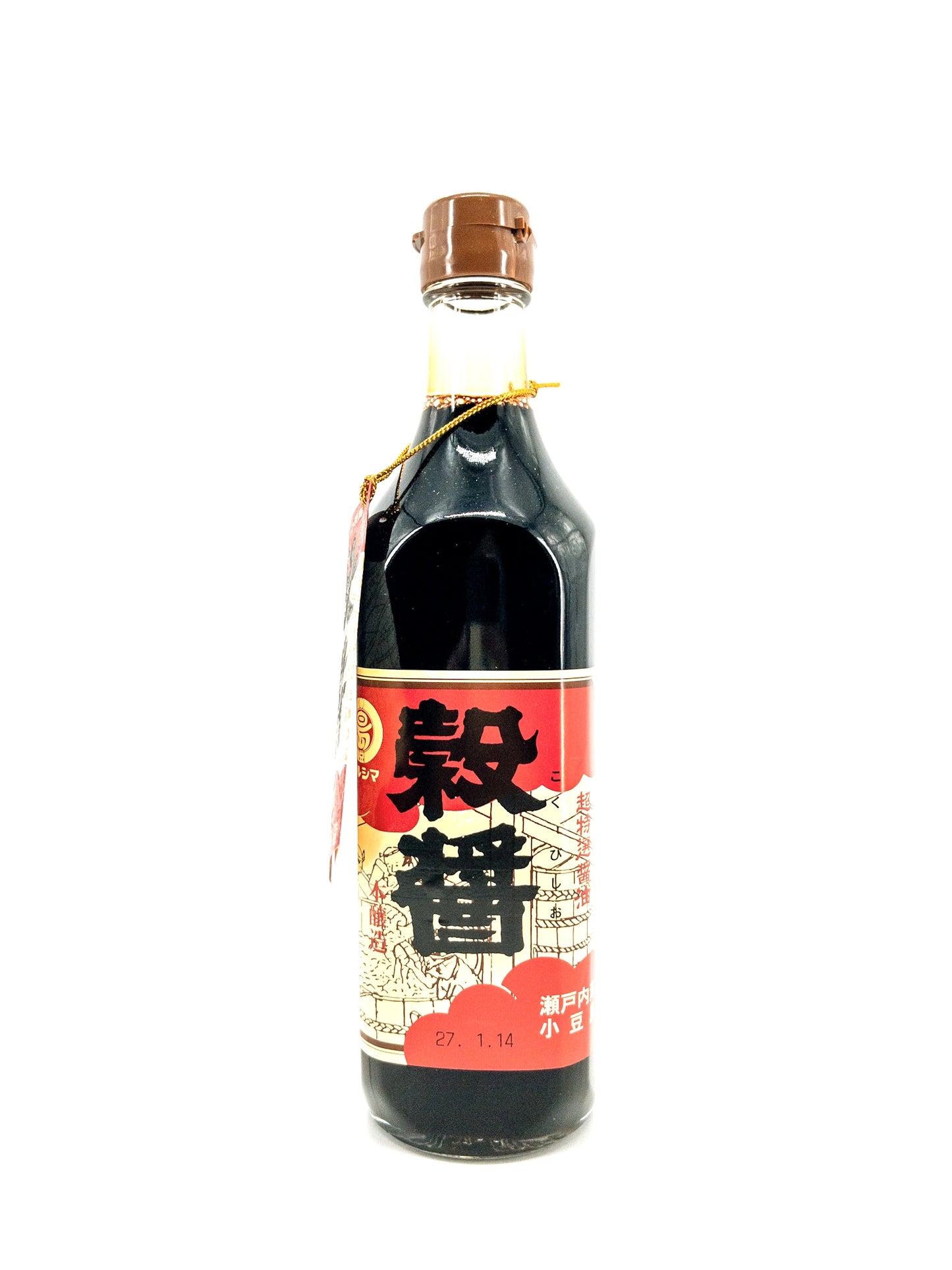 Saishikomi Shoyu – Doppelt gebraute Sojasauce (JAS-Siegel) – 500 ml – Marushima