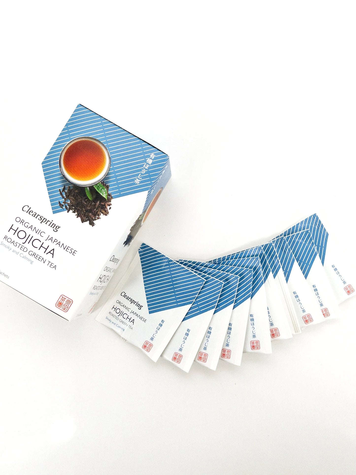 Hojicha – Biologische geroosterde groene thee – 20 zakjes x 1,8 g – Clearspring