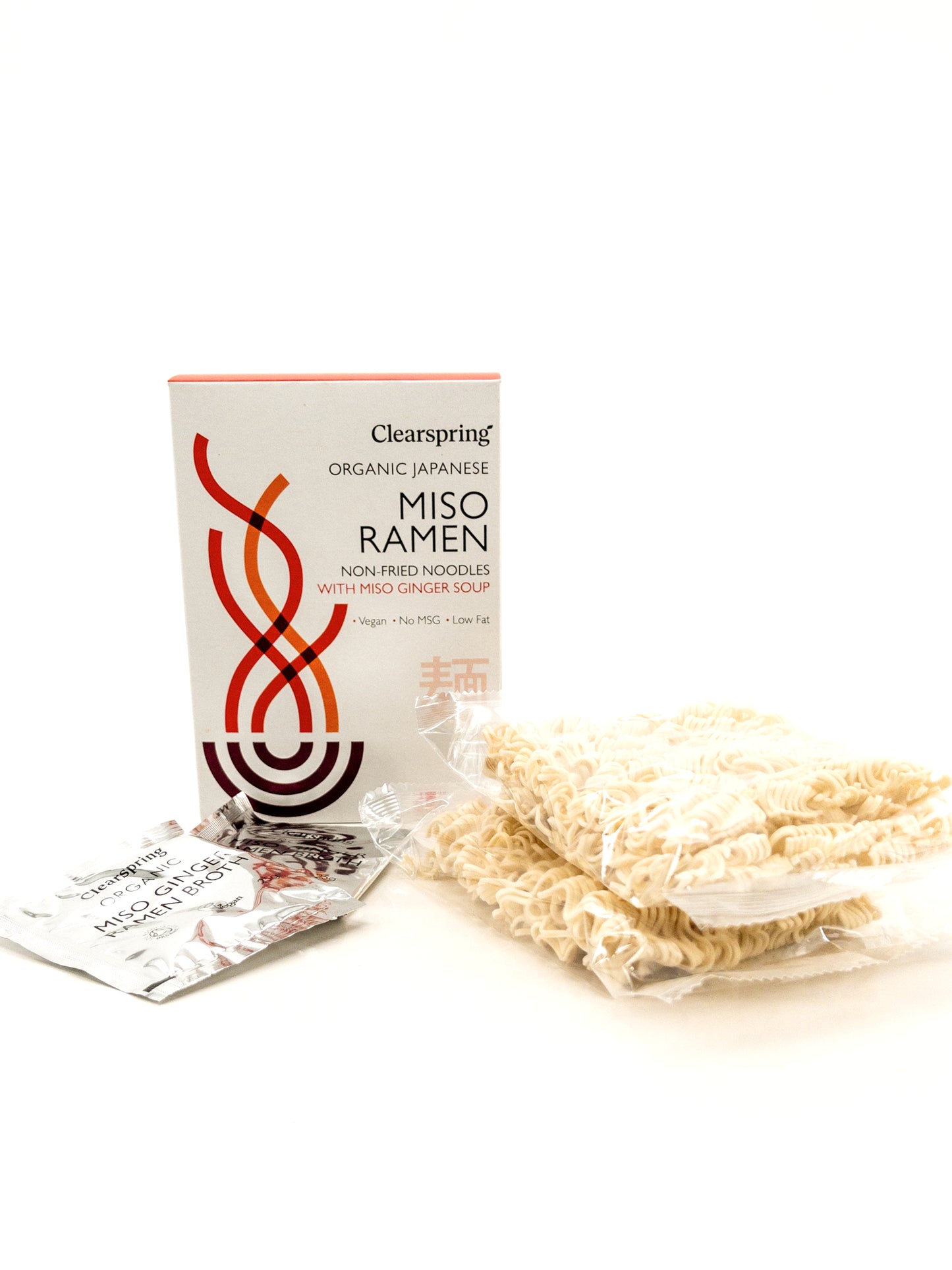 Bio-Instant-Ramen mit Miso und Ingwer – 210 g / 2 Portionen – Clearspring
