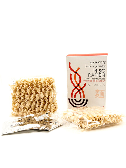 Bio-Instant-Ramen mit Miso und Ingwer – 210 g / 2 Portionen – Clearspring