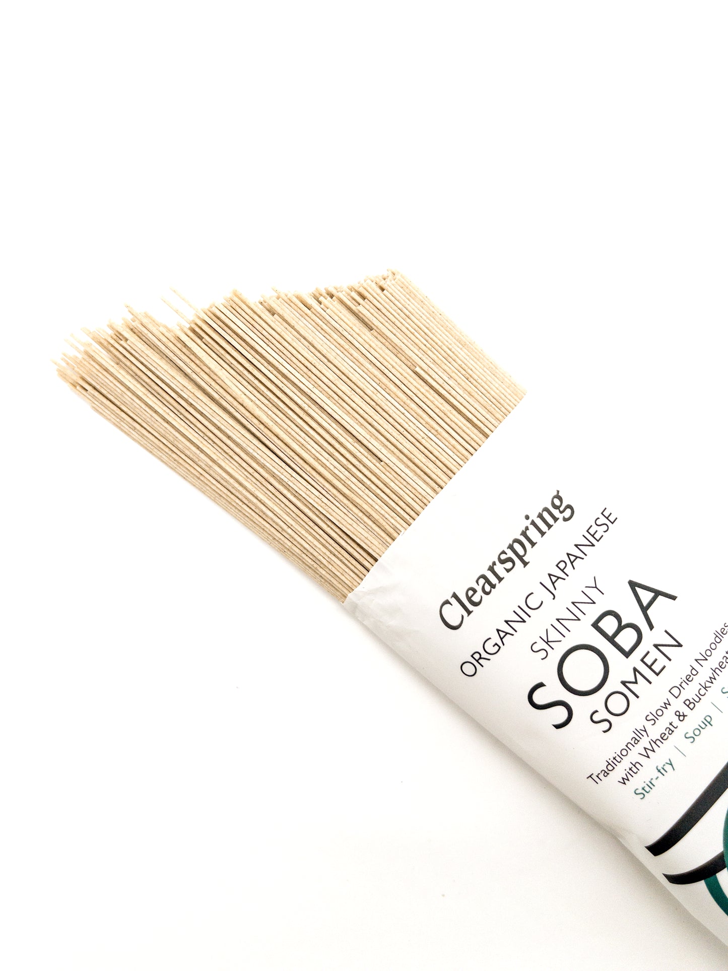 Soba Somen – Feine Bio-Nudeln aus Buchweizen und Weizen – 200 g – Clearspring