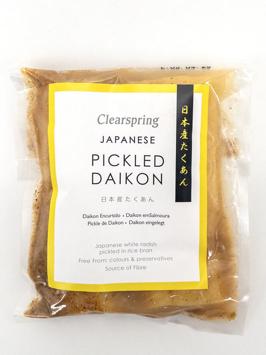 Sachet de 100gr de Pickled Daikon bio, Clearspring | Épicerie en ligne Eat In Japan