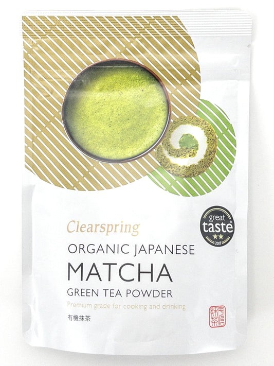 Thé matcha en poudre bio Clearspring sachet de 40g