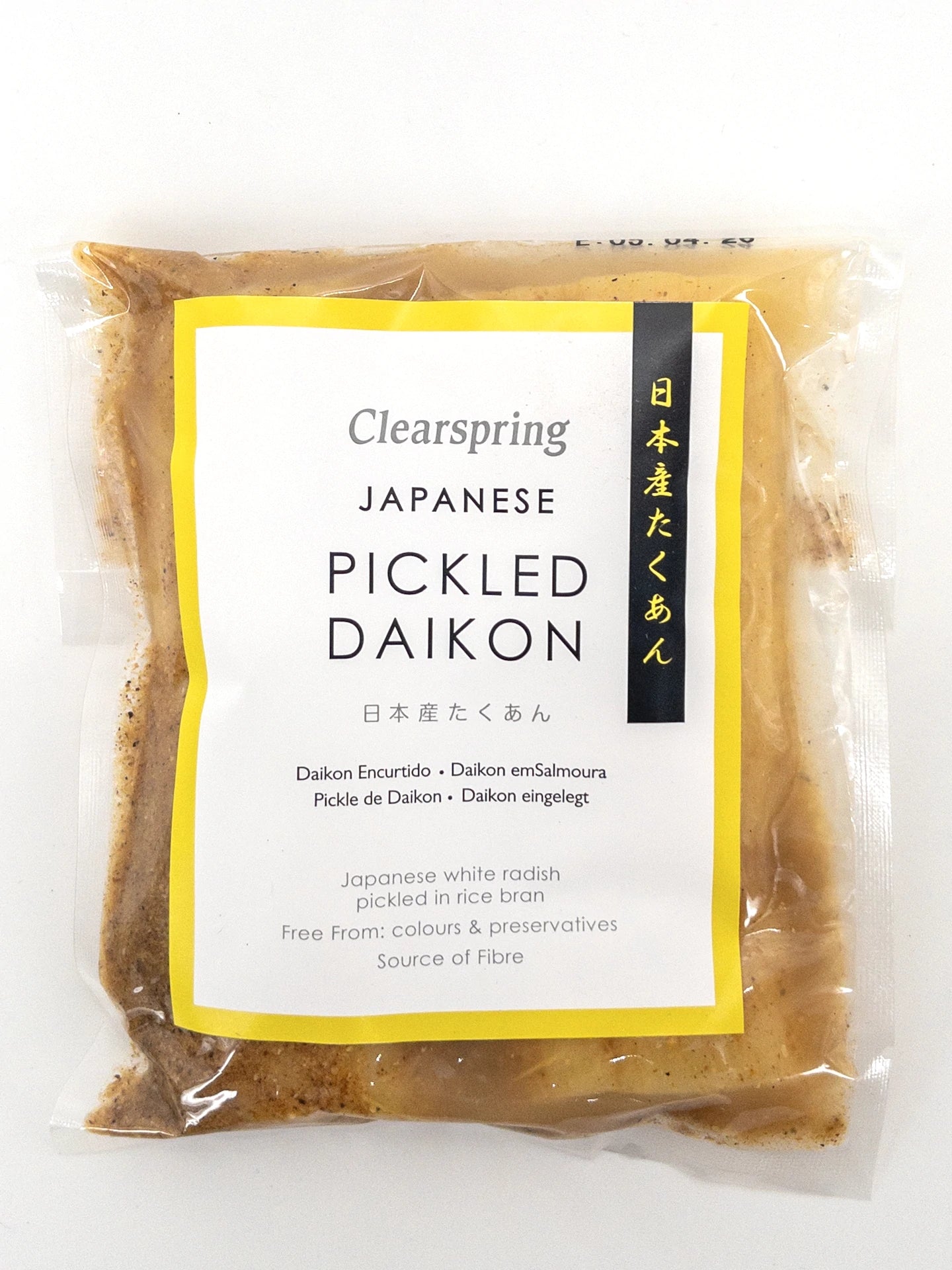 Takuan – Daikon-Rettich in Salzlake – 100 g – Clearspring