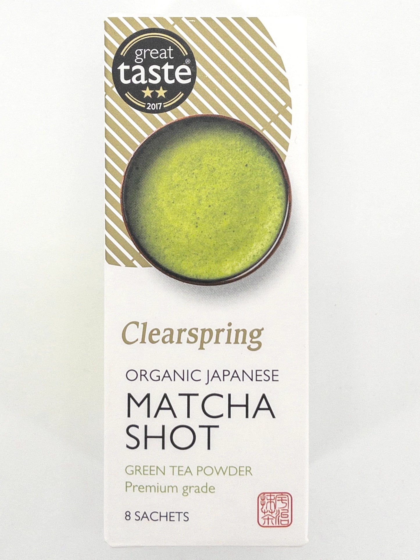Matcha – Bio-Grüntee in Premiumqualität in Portionsbeuteln – 8 × 1 g – Clearspring