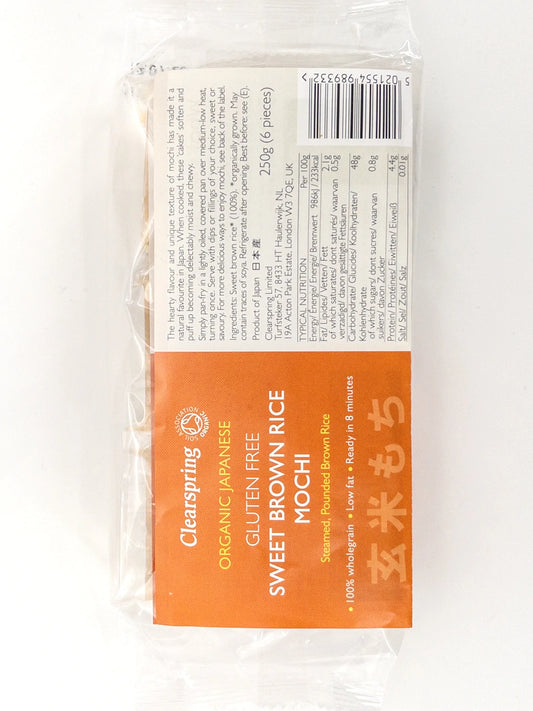 Kirimochi – Bio Vollkorn-Klebreiswürfel – 250 g – Clearspring