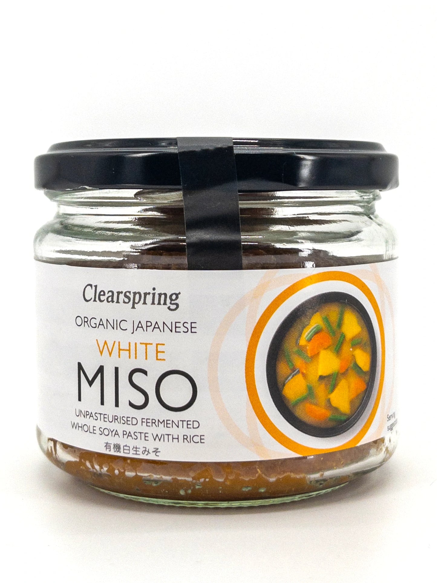 Nama Shiro Kome Miso – Bio-Weißreis-Miso, ungepasteurisiert – 270 g – Clearspring